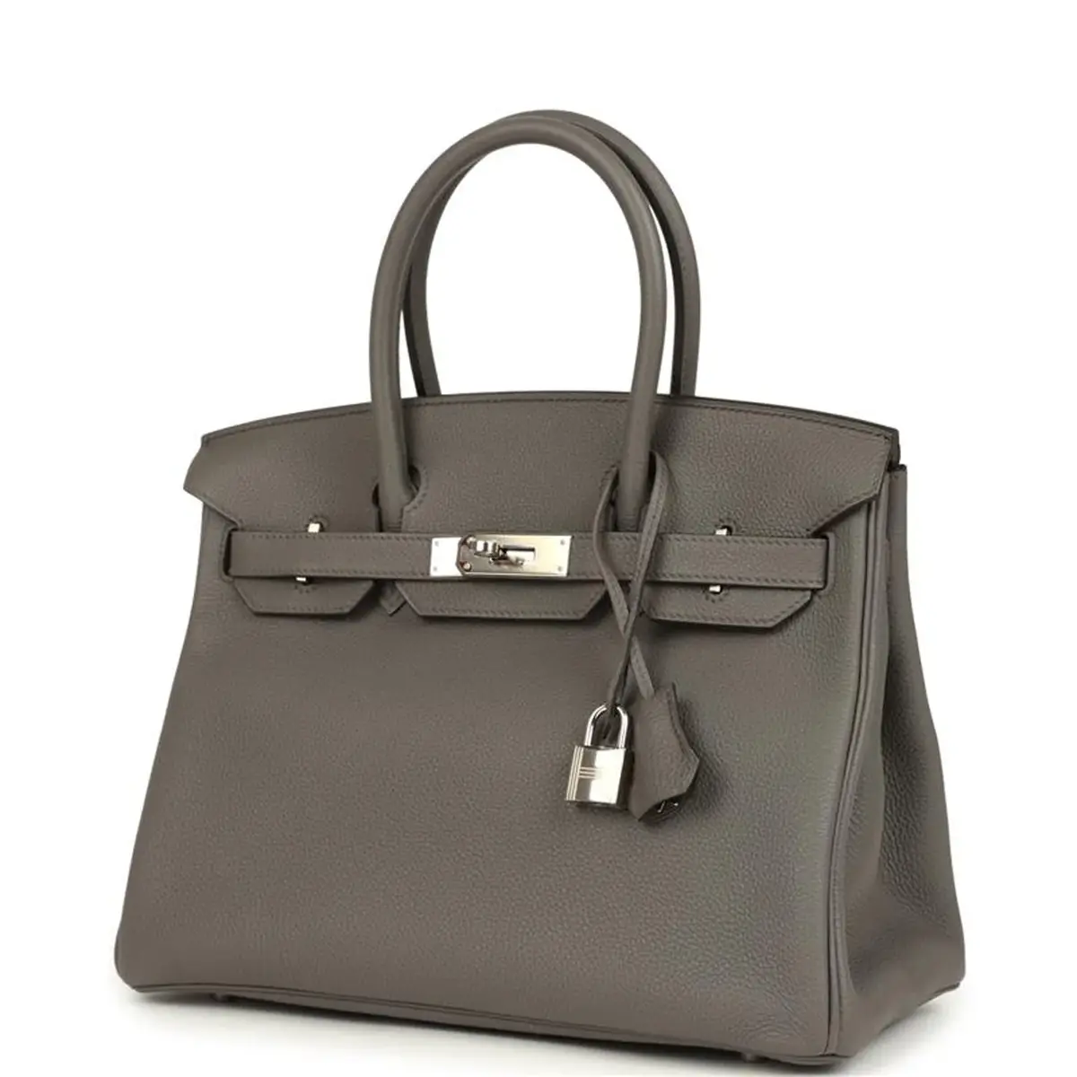 HERMÈS Hermes Birkin 30 Etain Togo Palladium Hardware | Thumbnail 5 HERMÈS Hermes Birkin 30 Etain Togo Palladium Hardware | Thumbnail 5
