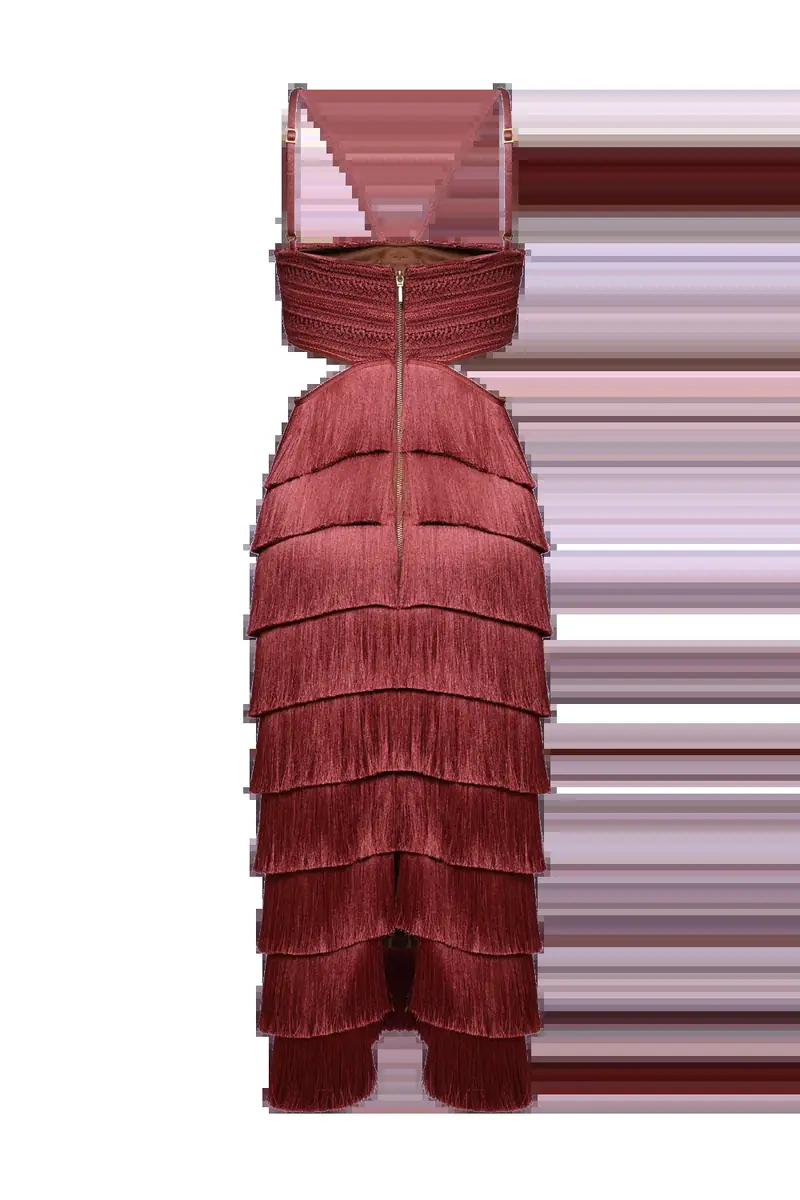 PatBo AMBER FRINGE MIDI DRESS | Thumbnail 5 PatBo AMBER FRINGE MIDI DRESS | Thumbnail 5