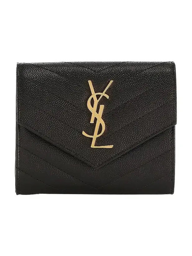 Women's Logo Matelassé Leather Tri-Fold Wallet Women's Logo Matelassé Leather Tri-Fold Wallet