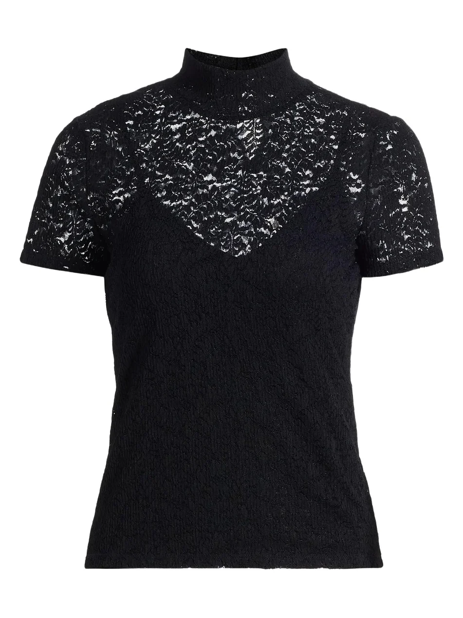 PAIGE Women's June Knit Lace Shirt