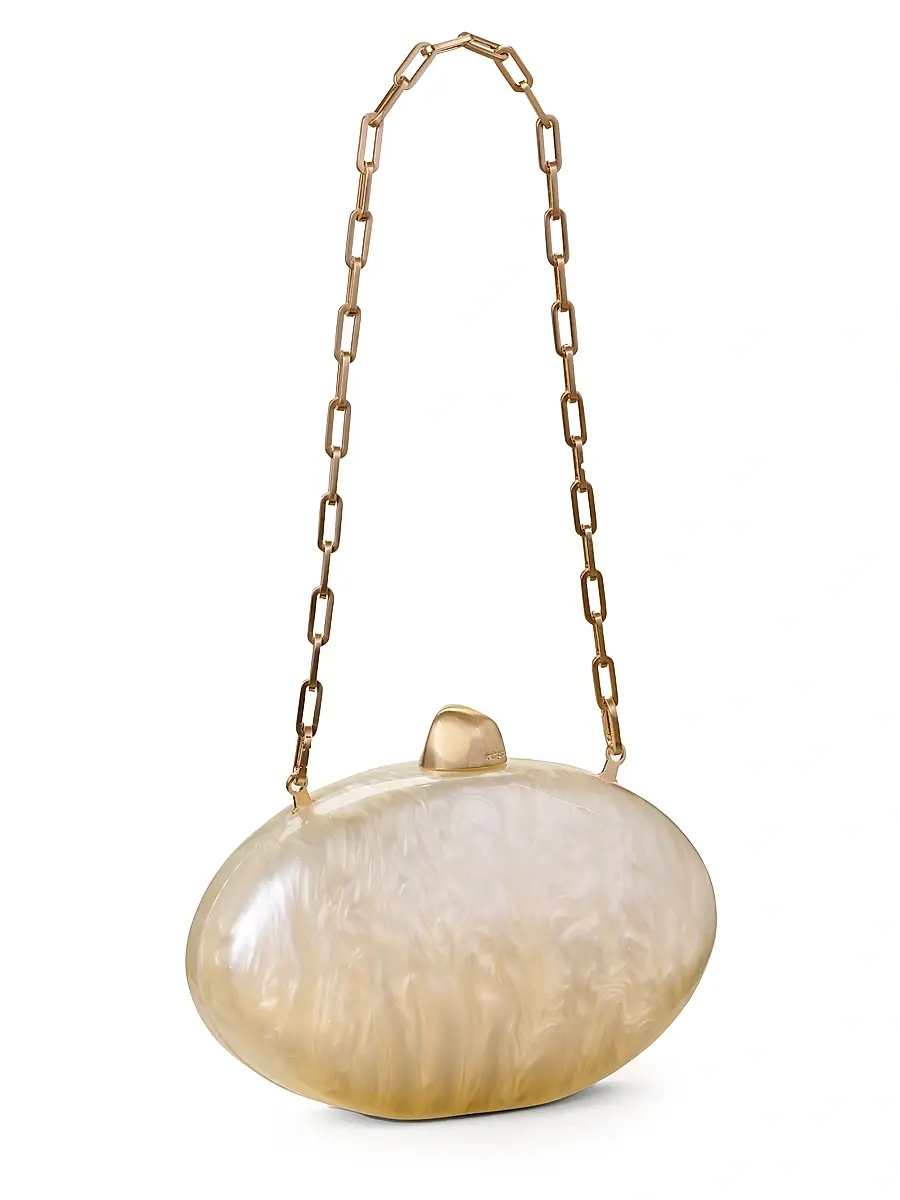 Cult Gaia Women's Eviana Pearlized Clutch | Thumbnail 3