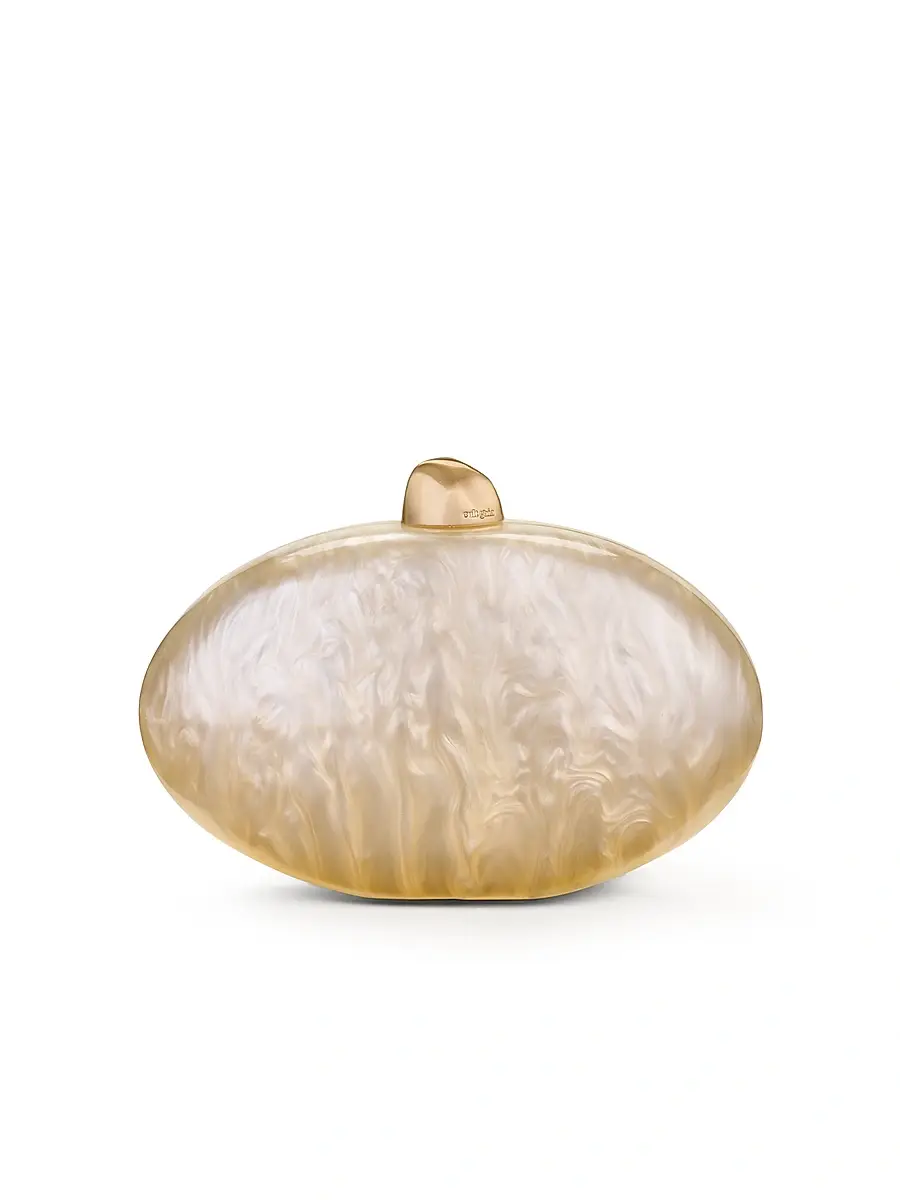 Cult Gaia Women's Eviana Pearlized Clutch | Thumbnail 4