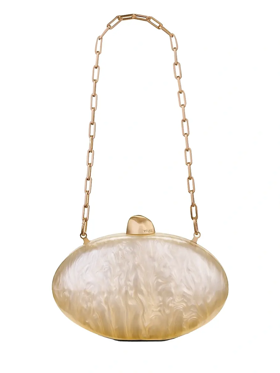 Cult Gaia Women's Eviana Pearlized Clutch
