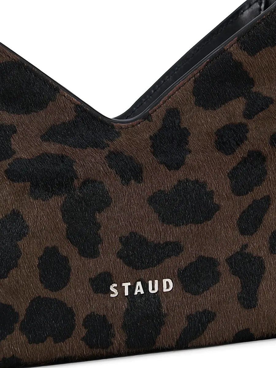 Staud Women's Valerie Shoulder Bag - Leopard | Thumbnail 4 Staud Women's Valerie Shoulder Bag - Leopard | Thumbnail 4