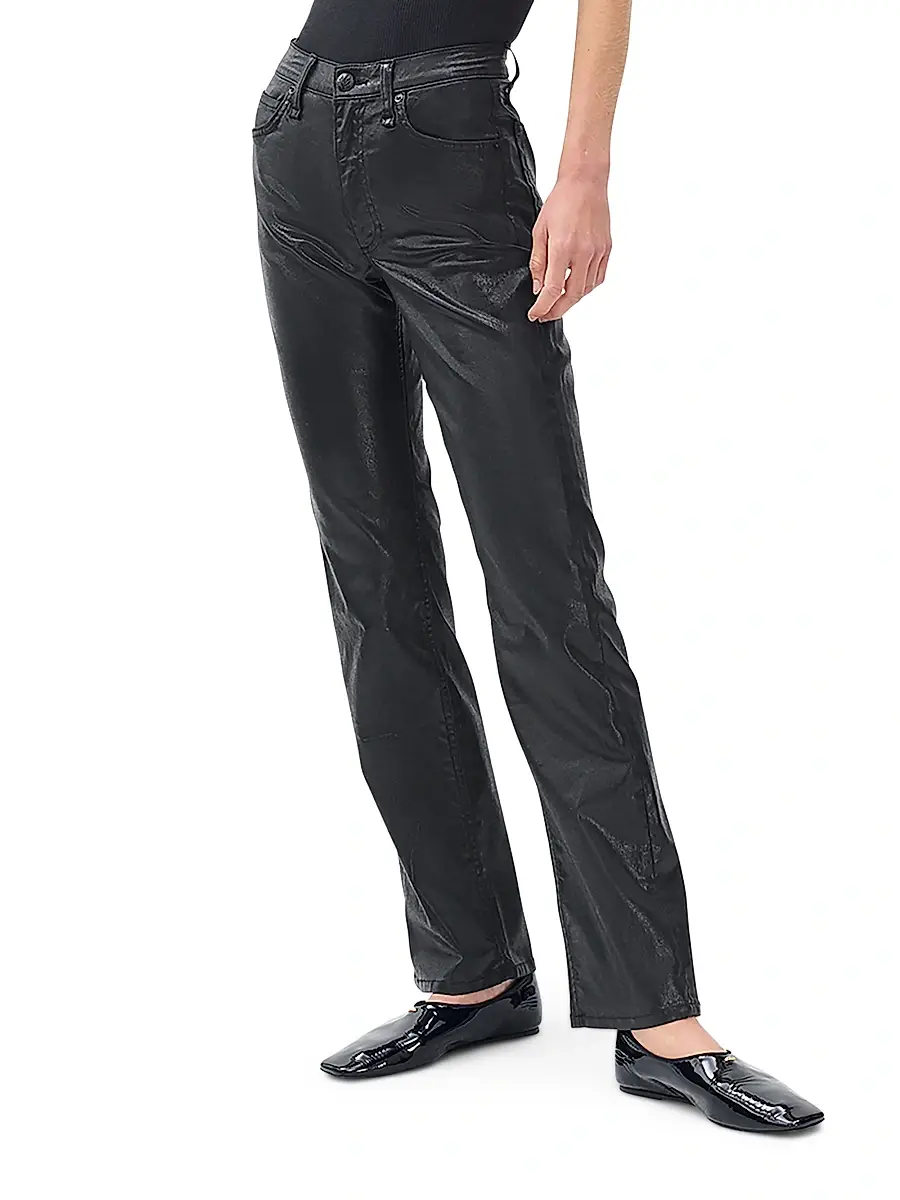 rag & bone Women's Flexi Harlow Full Straight-Leg Pants | Thumbnail 5 rag & bone Women's Flexi Harlow Full Straight-Leg Pants | Thumbnail 5