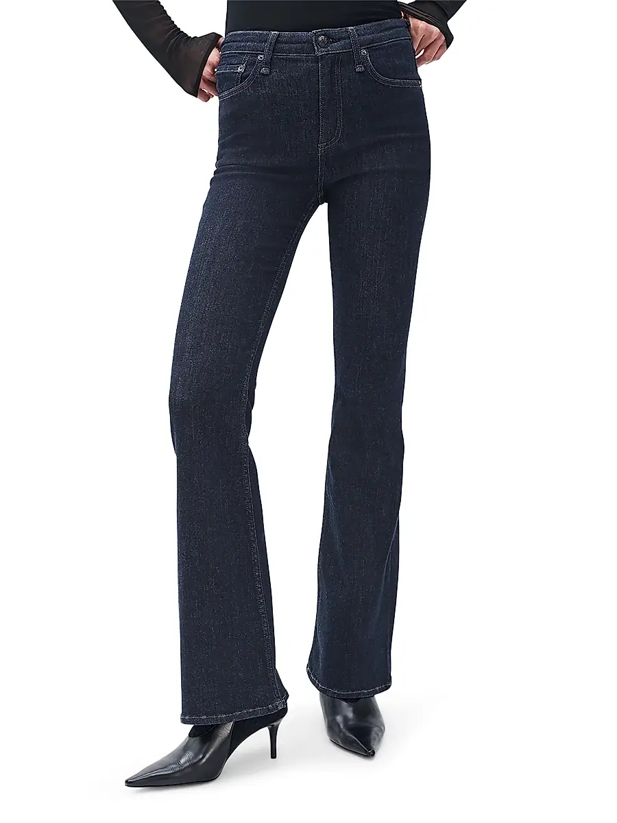 rag & bone Women's Epic Dahlia Full Flare Jeans | Thumbnail 3 rag & bone Women's Epic Dahlia Full Flare Jeans | Thumbnail 3