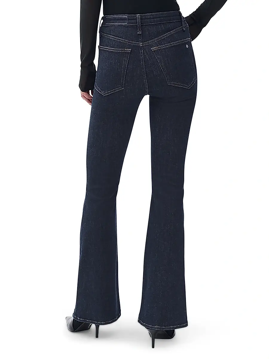 rag & bone Women's Epic Dahlia Full Flare Jeans | Thumbnail 4 rag & bone Women's Epic Dahlia Full Flare Jeans | Thumbnail 4