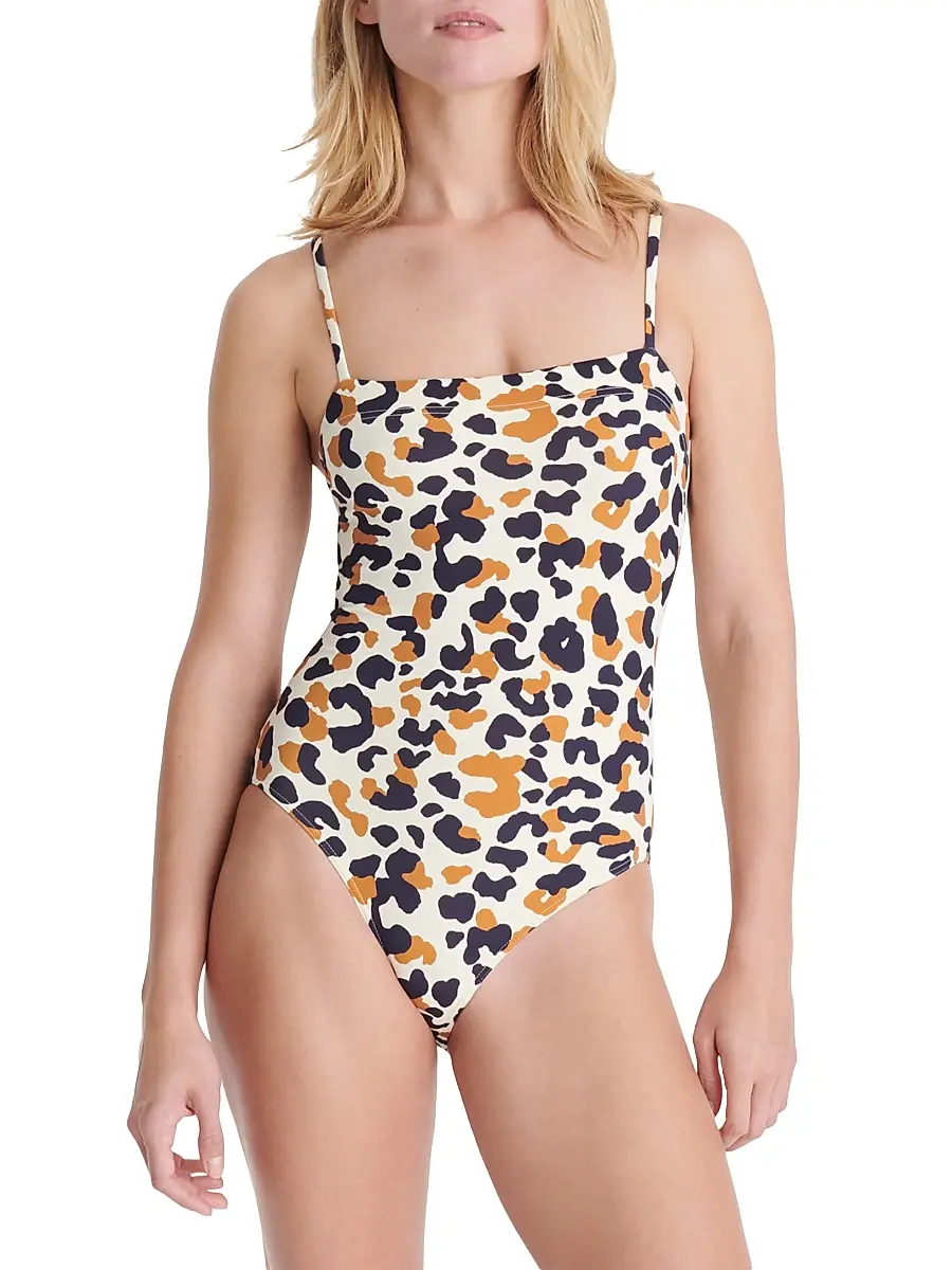 ERES Women's Néréides Printed One-Piece Swimsuit - Sable Fin | Thumbnail 3 ERES Women's Néréides Printed One-Piece Swimsuit - Sable Fin | Thumbnail 3