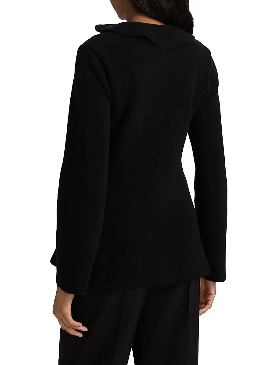 LIBEROWE Women's Queen Wool Ruffle Cardigan | Thumbnail 5 LIBEROWE Women's Queen Wool Ruffle Cardigan | Thumbnail 5