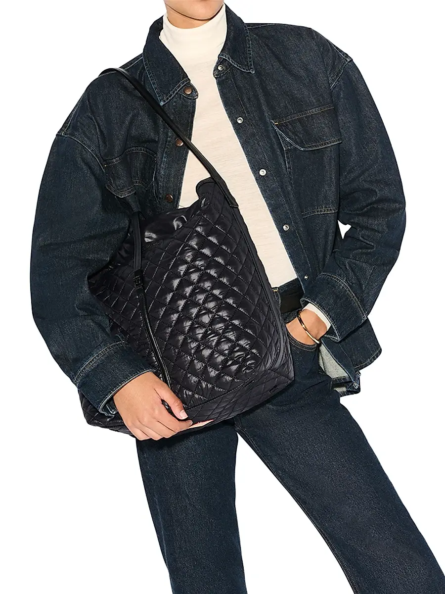 MZ Wallace Women's Large Astor Quilted Hobo Bag | Thumbnail 2 MZ Wallace Women's Large Astor Quilted Hobo Bag | Thumbnail 2