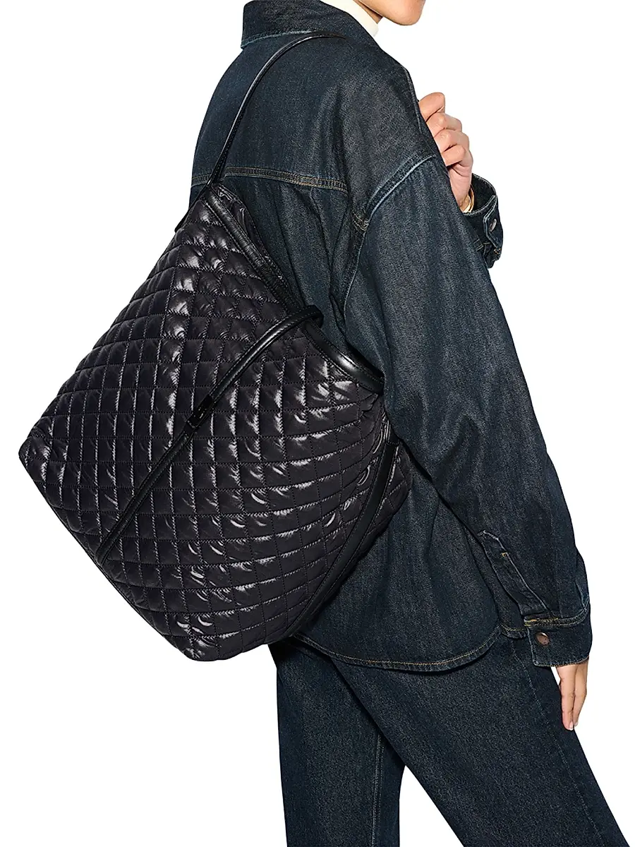 MZ Wallace Women's Large Astor Quilted Hobo Bag | Thumbnail 3 MZ Wallace Women's Large Astor Quilted Hobo Bag | Thumbnail 3