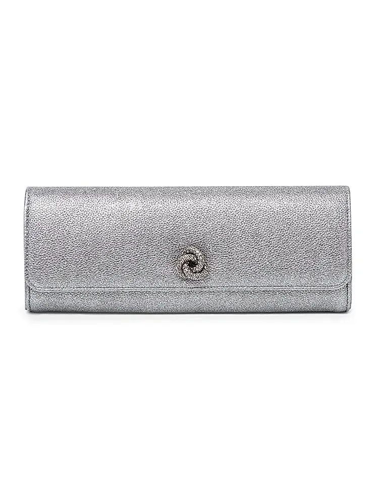 Women's Mini Robbie Metallic Flap Clutch Women's Mini Robbie Metallic Flap Clutch