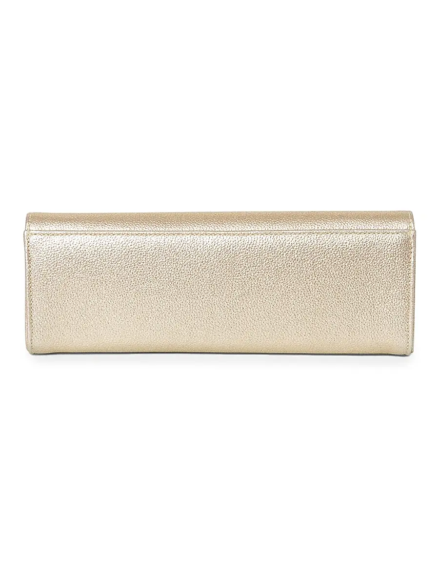 MICHELLE WILHITE Women's Mini Robbie Metallic Flap Clutch | Thumbnail 3 MICHELLE WILHITE Women's Mini Robbie Metallic Flap Clutch | Thumbnail 3