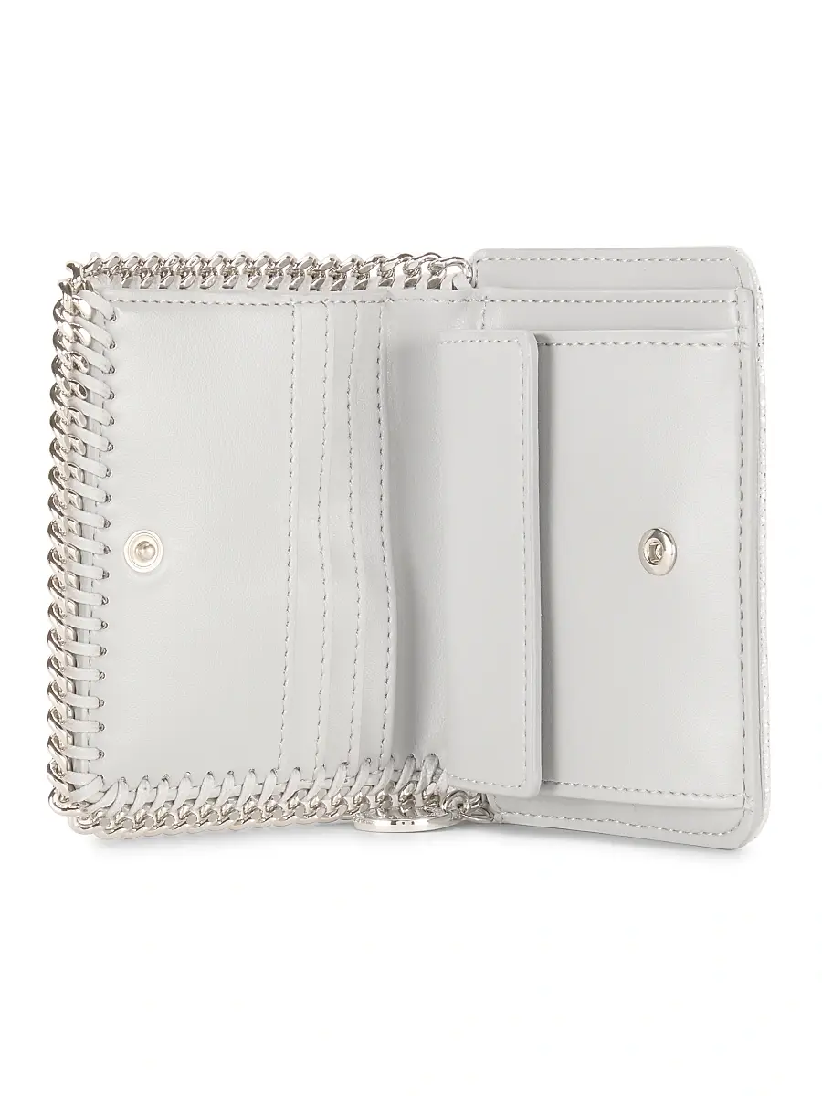 Stella McCartney Women's Falabella Bi-Fold Wallet - Silver | Thumbnail 2 Stella McCartney Women's Falabella Bi-Fold Wallet - Silver | Thumbnail 2