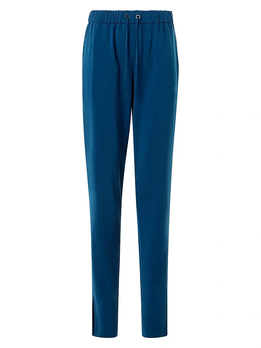 Akris punto Women's Mike Laser-Cut Crêpe Drawstring Pants | Image 1 Akris punto Women's Mike Laser-Cut Crêpe Drawstring Pants | Image 1