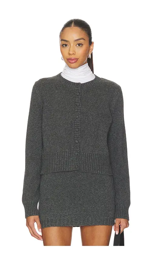 Covered Button Cardigan