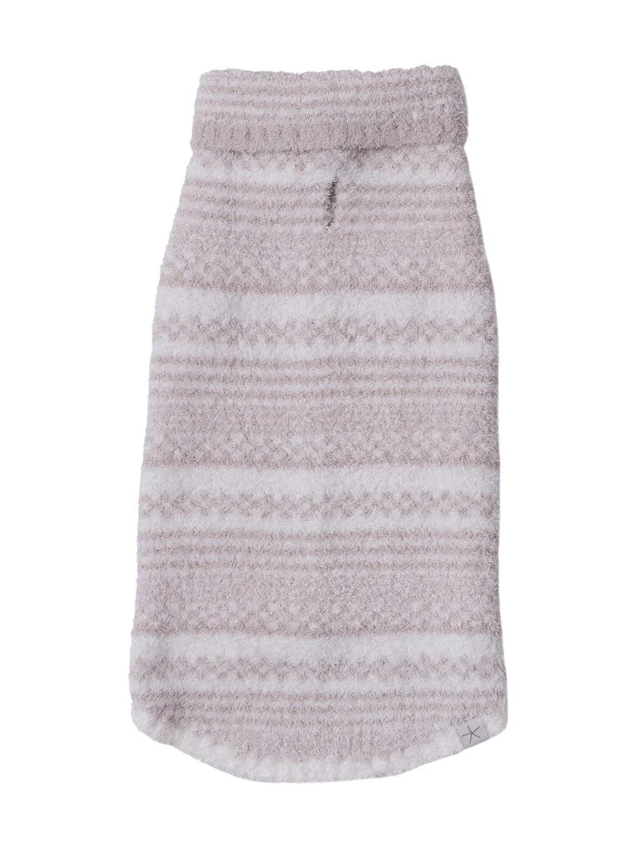 CozyChic Checkered Stripe Pet Sweater CozyChic Checkered Stripe Pet Sweater