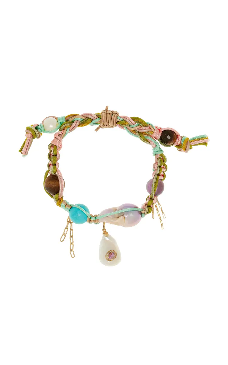 Joie DiGiovanni Sapphire Gemburst Snake Rocker Bracelet