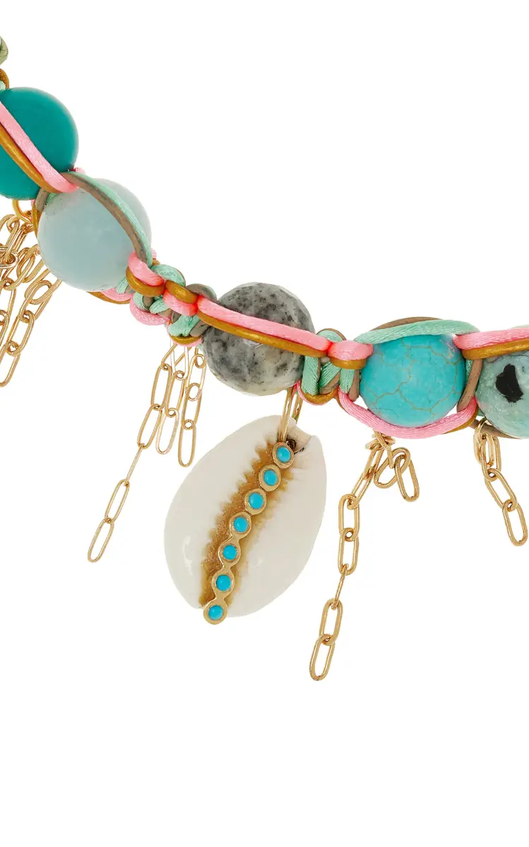 Joie DiGiovanni Turquoise Dream Cowrie Shell Rockstar Choker | Thumbnail 3