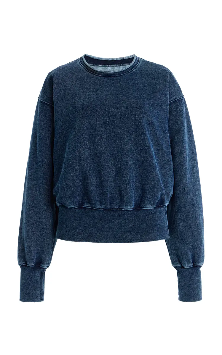Les Tien Britney Roll-Neck Cotton Sweatshirt | Thumbnail 3 Les Tien Britney Roll-Neck Cotton Sweatshirt | Thumbnail 3