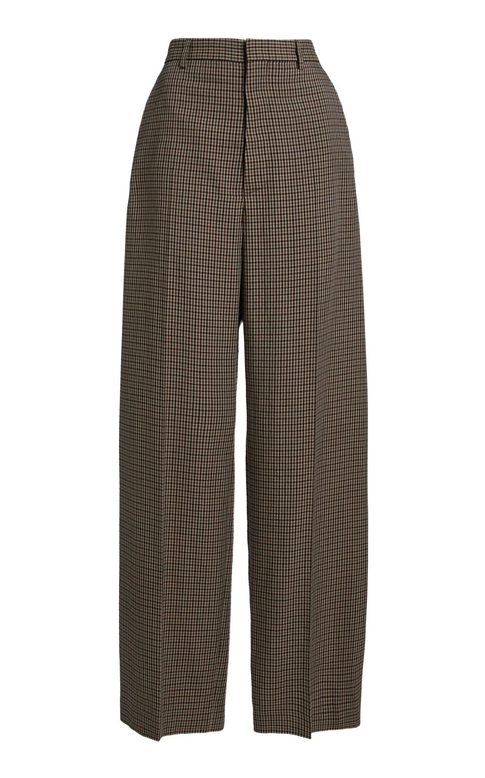 Tailored Check Wide-Leg Pants Tailored Check Wide-Leg Pants
