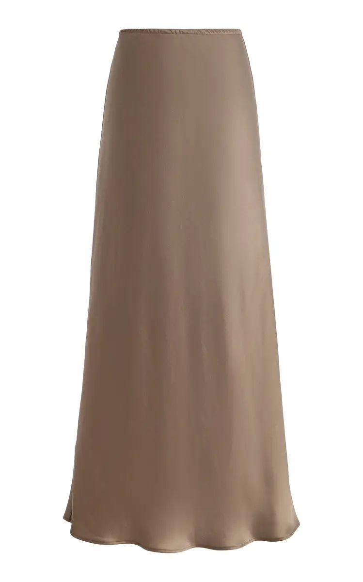 Leset Barb Satin Maxi Skirt | Image 1 Leset Barb Satin Maxi Skirt | Image 1