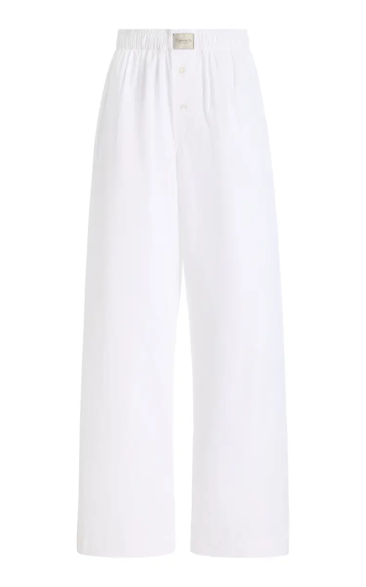 Comme Si La Boxer Alta Cotton-Poplin Pants | Thumbnail 7 Comme Si La Boxer Alta Cotton-Poplin Pants | Thumbnail 7