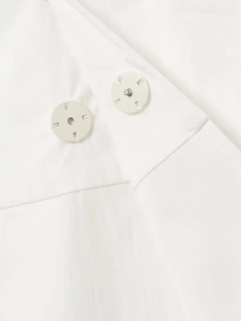 St. Agni Cotton-blend Poplin Halterneck Wrap Maxi Dress | Thumbnail 4