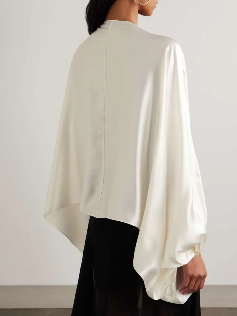 Sharon Wauchob Cul Oversized Silk-satin Blouse | Thumbnail 3 Sharon Wauchob Cul Oversized Silk-satin Blouse | Thumbnail 3