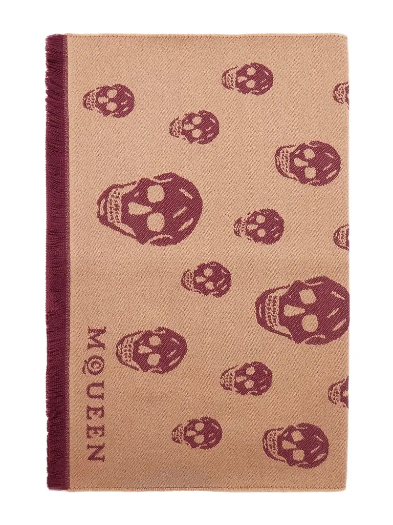 Alexander McQueen Frayed Wool-jacquard Scarf | Image 1 Alexander McQueen Frayed Wool-jacquard Scarf | Image 1