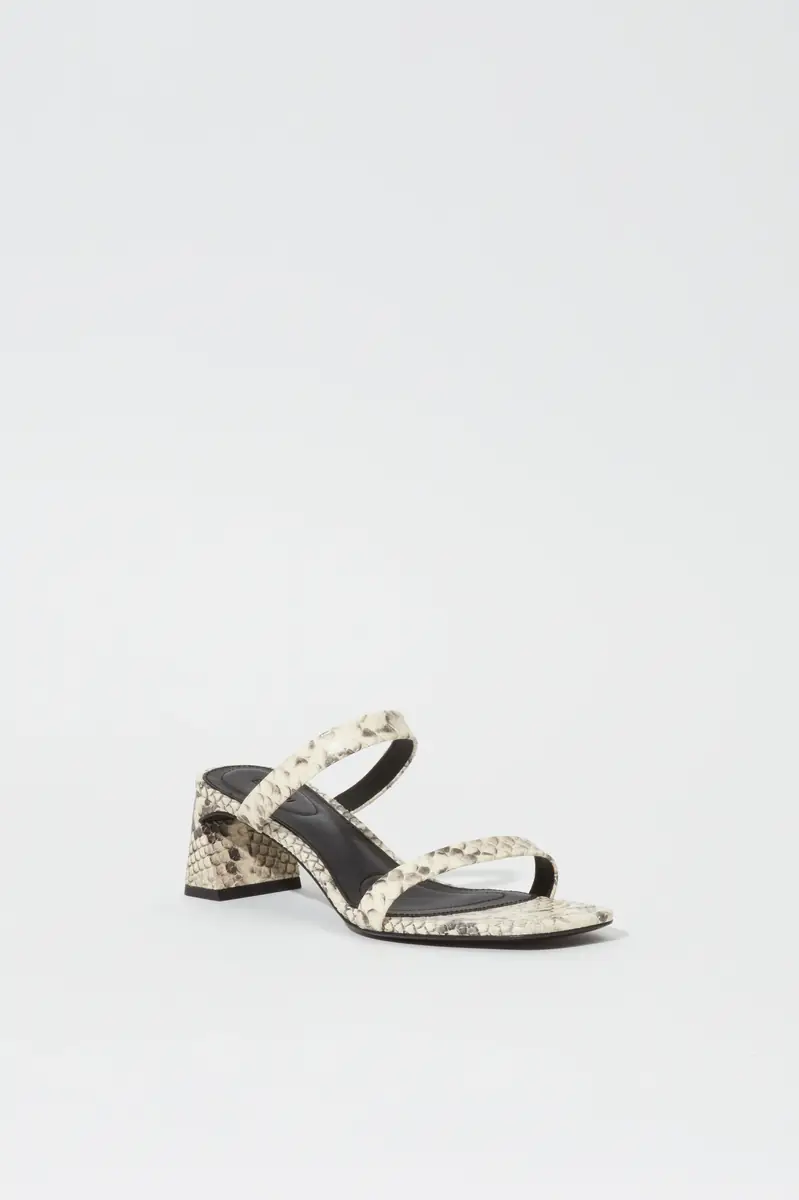Simkhai Clara Snake Leather Block Heel | Thumbnail 2 Simkhai Clara Snake Leather Block Heel | Thumbnail 2