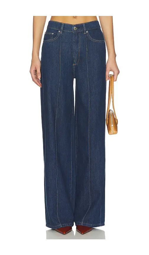 DL1961 Hepburn Aura High Rise Wide Leg Jeans