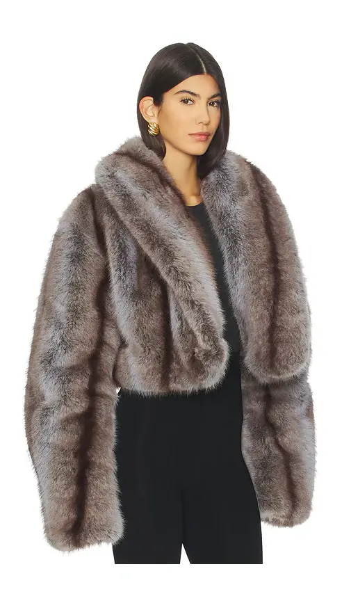 AFRM Stephanie Faux Fur Coat | Thumbnail 2 AFRM Stephanie Faux Fur Coat | Thumbnail 2