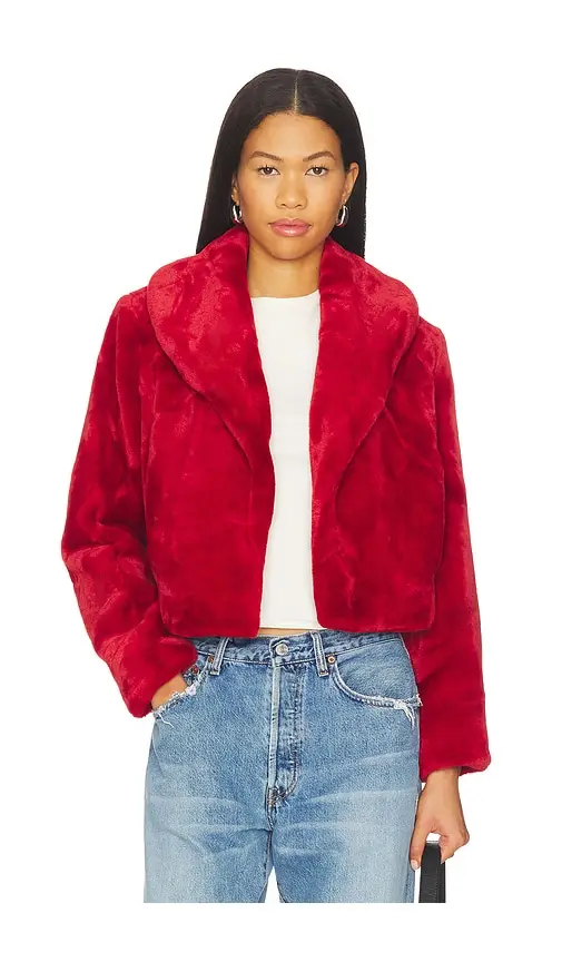 BLANKNYC Cropped Faux Fur Coat | Image 1 BLANKNYC Cropped Faux Fur Coat | Image 1