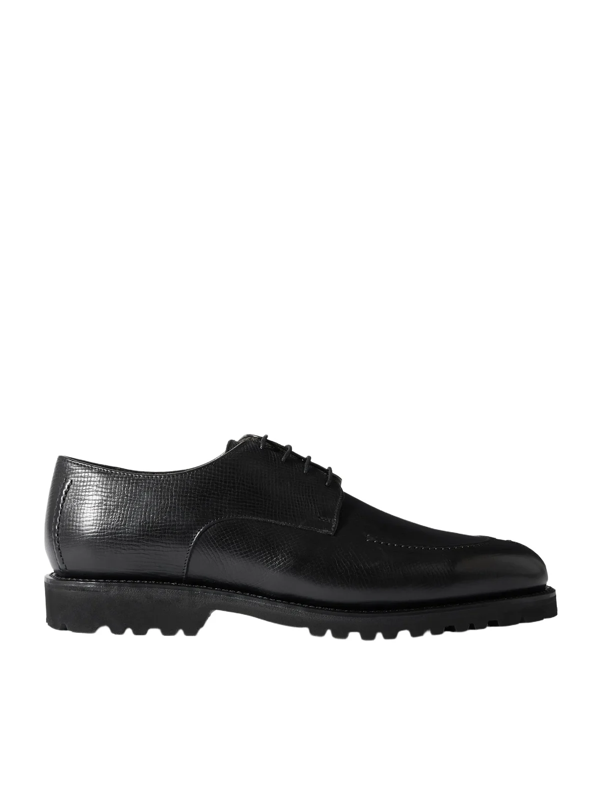 M32 Split-Toe Cross-Grain Leather Derby Shoes - Men