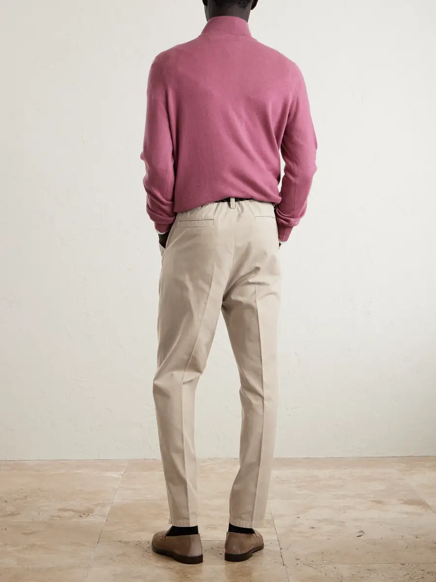 Brunello Cucinelli Straight-Leg Cotton Chinos - Men | Thumbnail 4 Brunello Cucinelli Straight-Leg Cotton Chinos - Men | Thumbnail 4