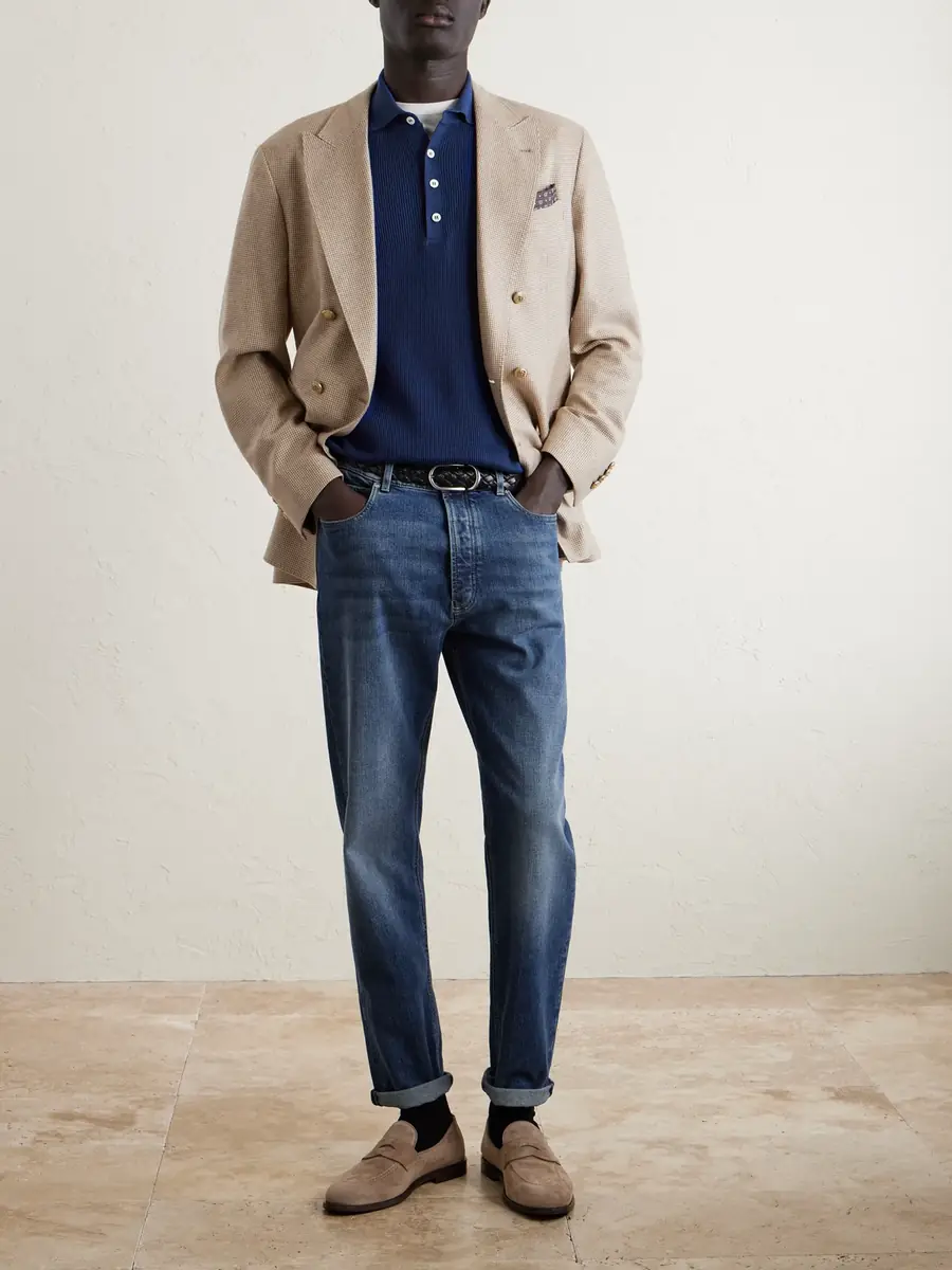 Brunello Cucinelli Iconic Slim-Fit Stretch Jeans - Men | Thumbnail 2 Brunello Cucinelli Iconic Slim-Fit Stretch Jeans - Men | Thumbnail 2