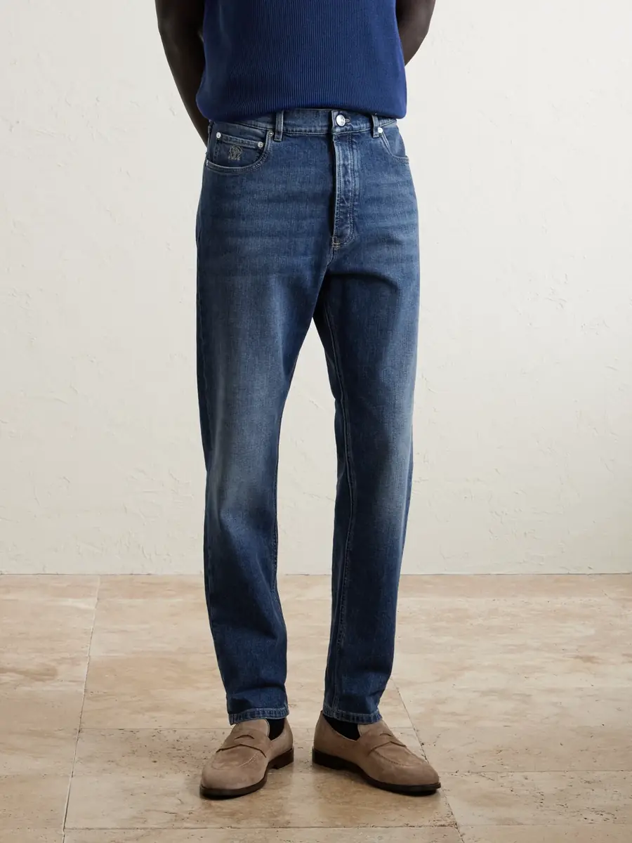 Brunello Cucinelli Iconic Slim-Fit Stretch Jeans - Men | Thumbnail 3 Brunello Cucinelli Iconic Slim-Fit Stretch Jeans - Men | Thumbnail 3