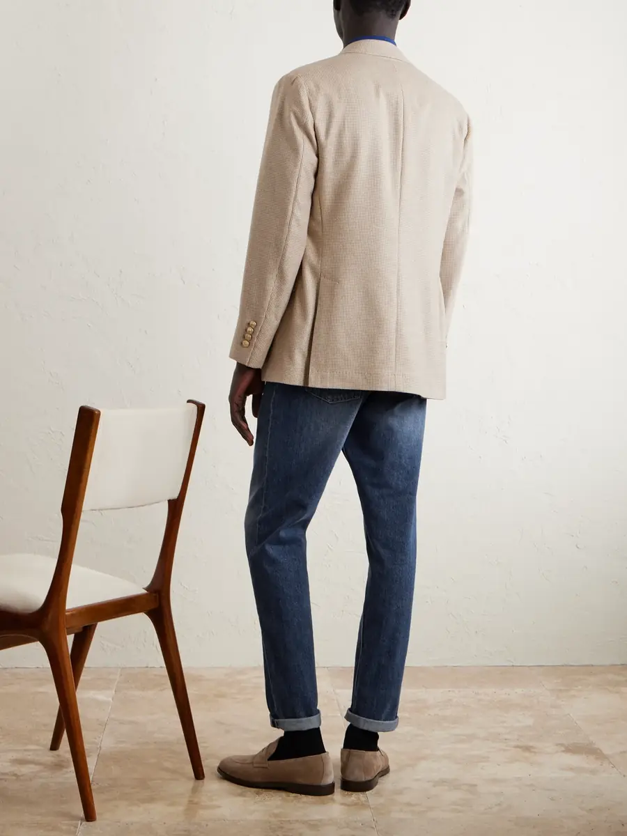 Brunello Cucinelli Iconic Slim-Fit Stretch Jeans - Men | Thumbnail 4 Brunello Cucinelli Iconic Slim-Fit Stretch Jeans - Men | Thumbnail 4