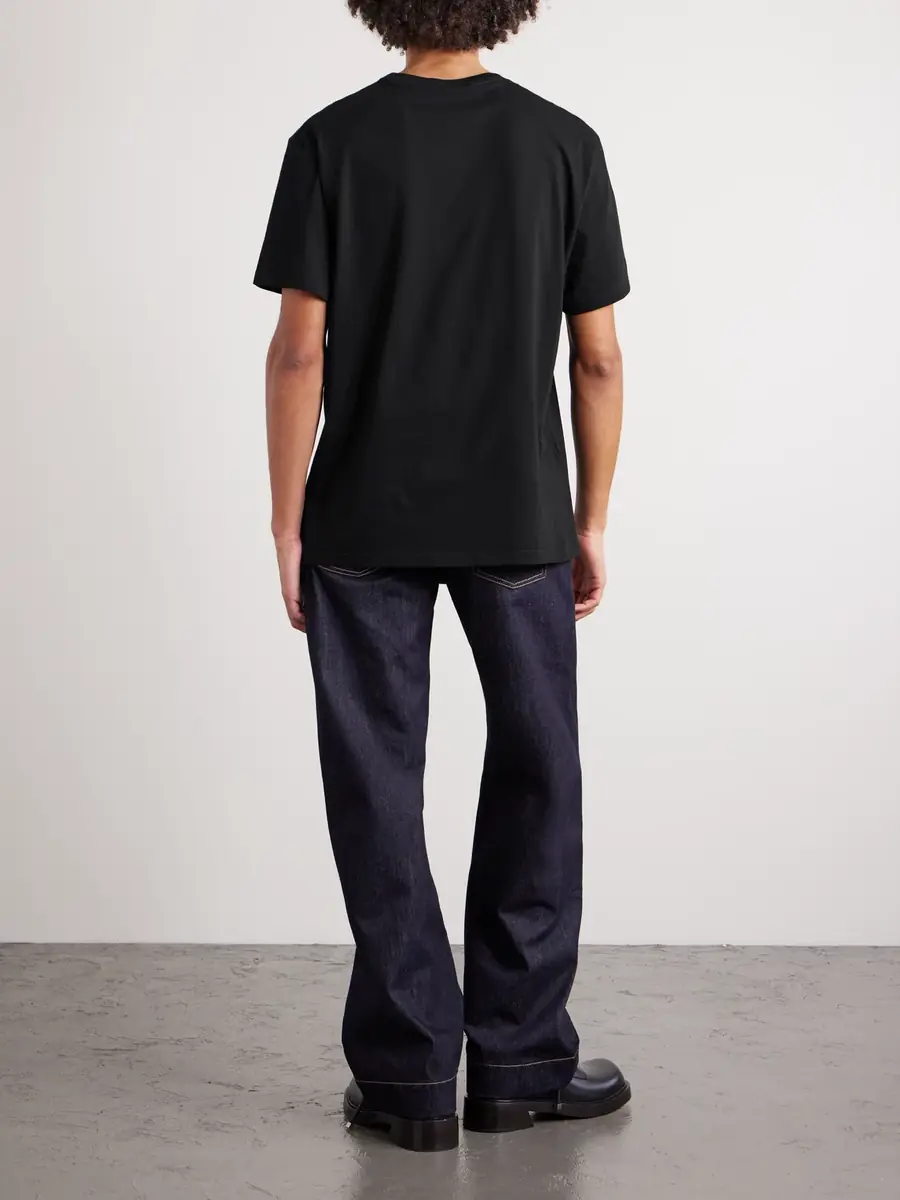 Alexander McQueen Printed Cotton-Jersey T-Shirt - Men | Thumbnail 3