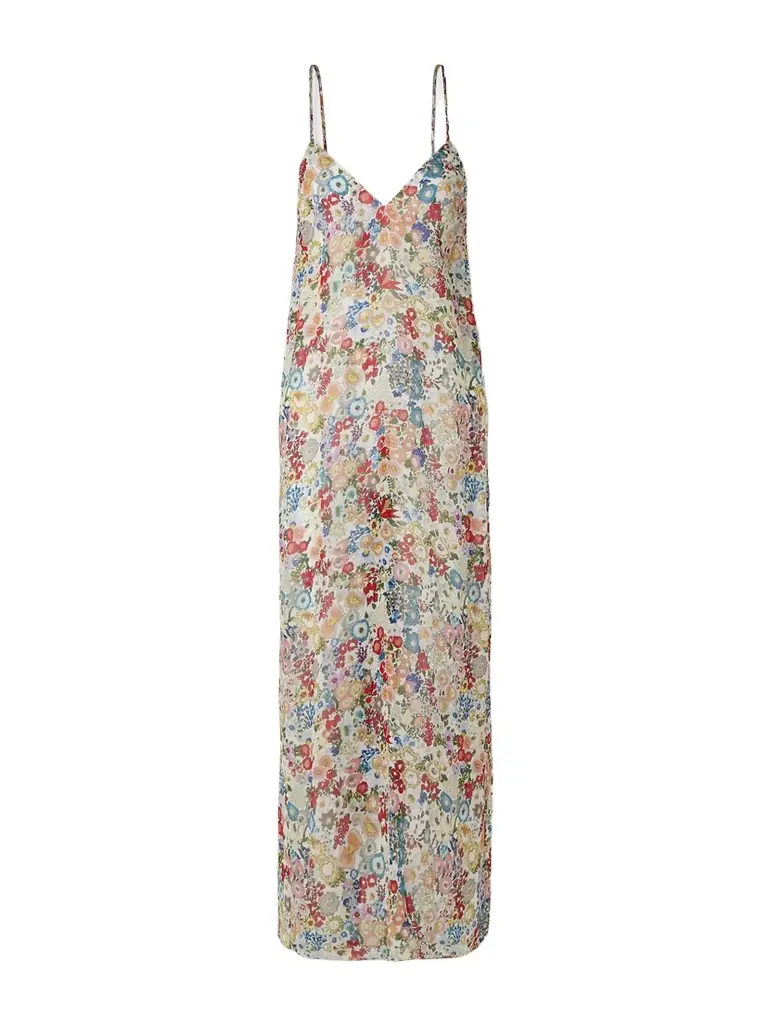 Taja Floral-print Silk-chiffon Dress