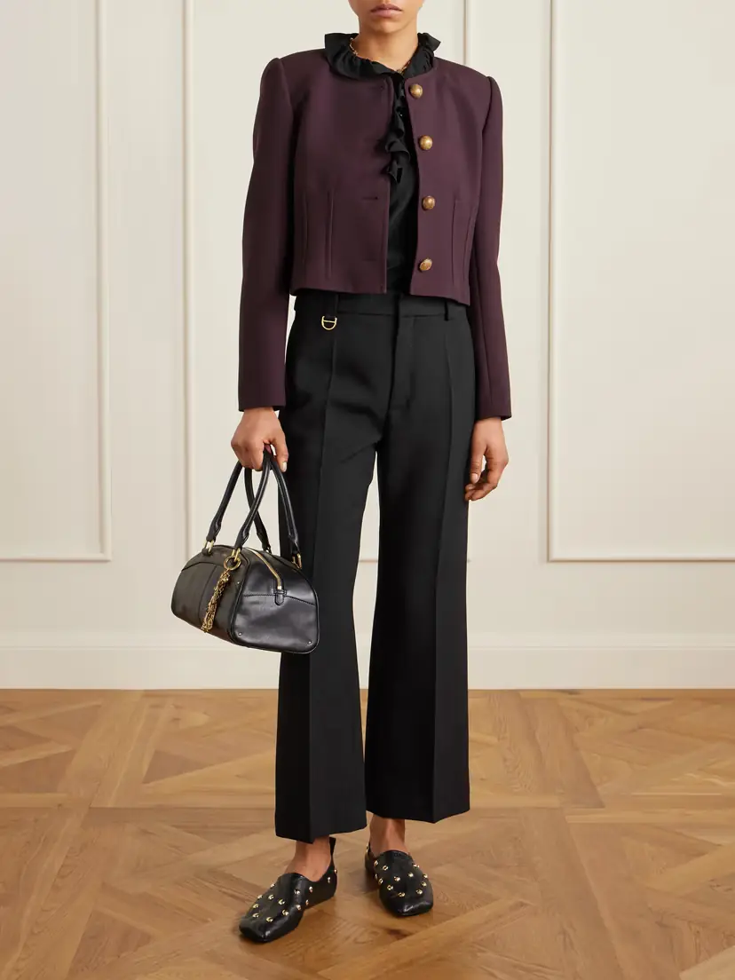 Chloé Wool-crepe Straight-leg Pants | Thumbnail 2