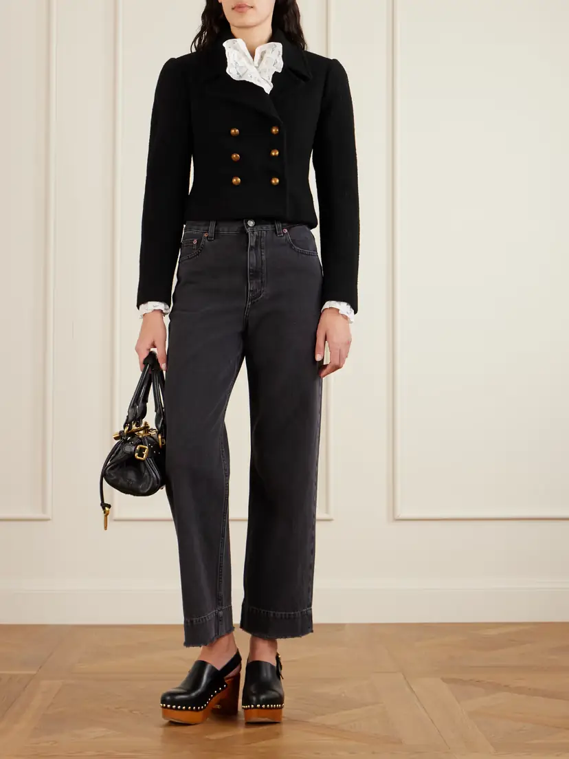 Chloé Double-breasted Wool-blend Jacket | Thumbnail 2 Chloé Double-breasted Wool-blend Jacket | Thumbnail 2
