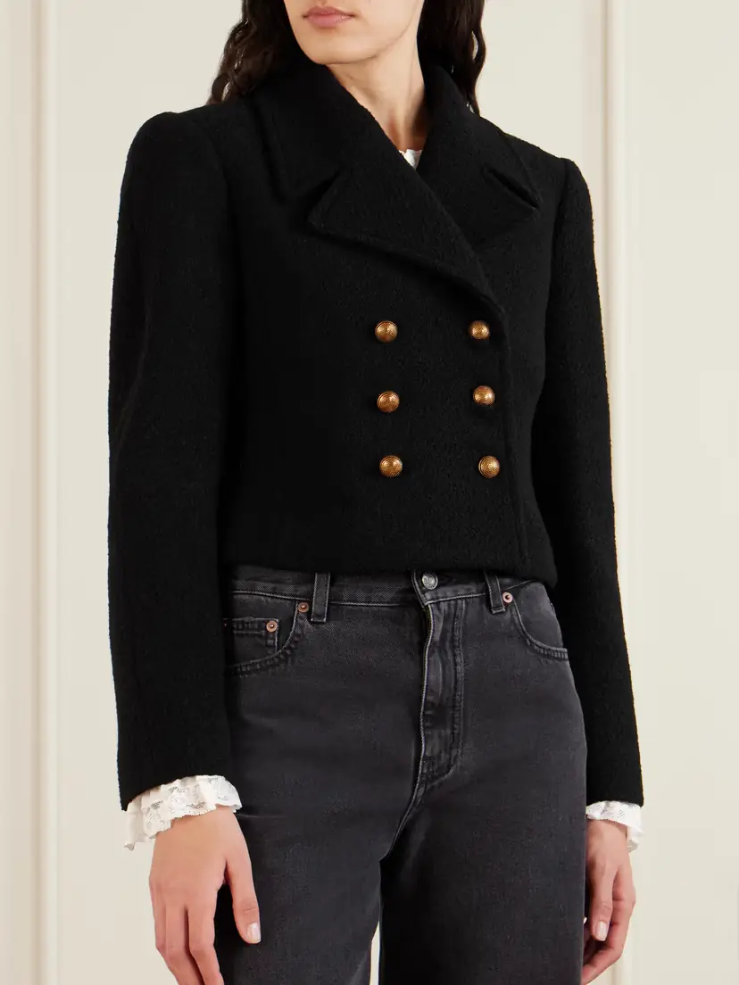 Chloé Double-breasted Wool-blend Jacket | Thumbnail 3 Chloé Double-breasted Wool-blend Jacket | Thumbnail 3