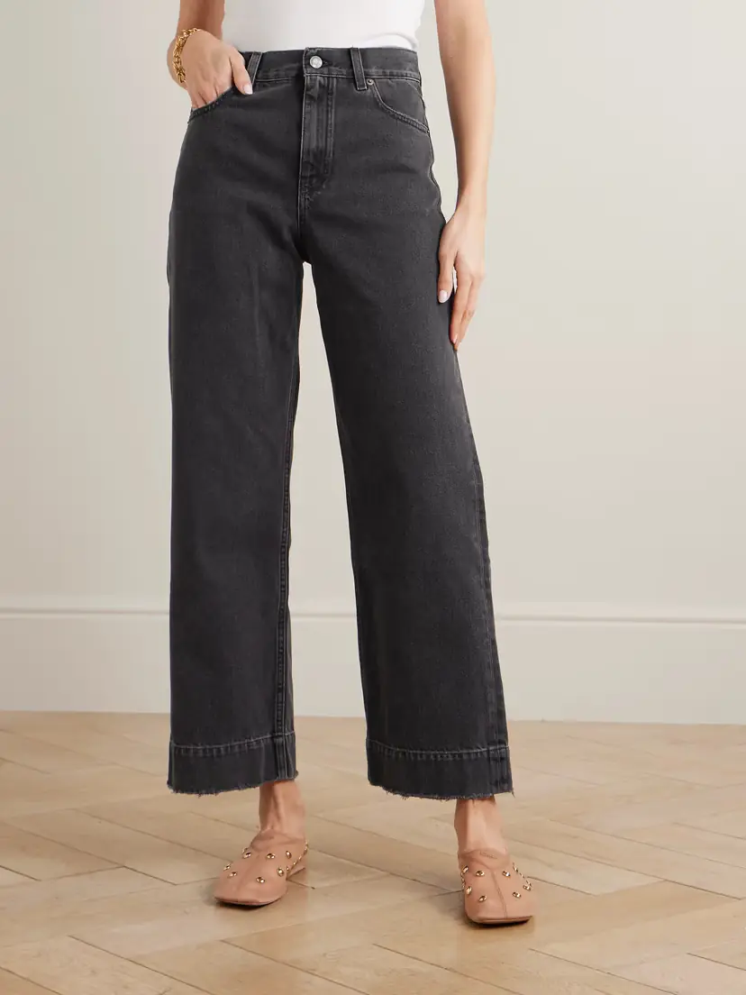 Chloé Frayed High-rise Straight-leg Jeans | Thumbnail 3