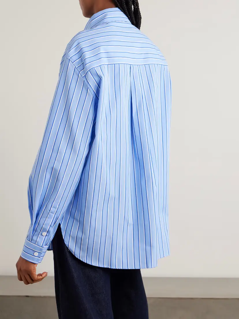 Matteau Striped Organic Cotton-poplin Shirt | Thumbnail 3 Matteau Striped Organic Cotton-poplin Shirt | Thumbnail 3
