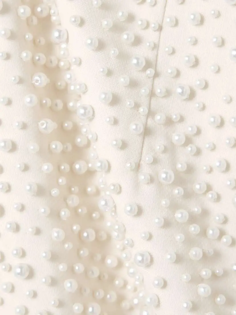 Carolina Herrera Embellished Wool-blend Crepe Mini Dress | Thumbnail 4 Carolina Herrera Embellished Wool-blend Crepe Mini Dress | Thumbnail 4