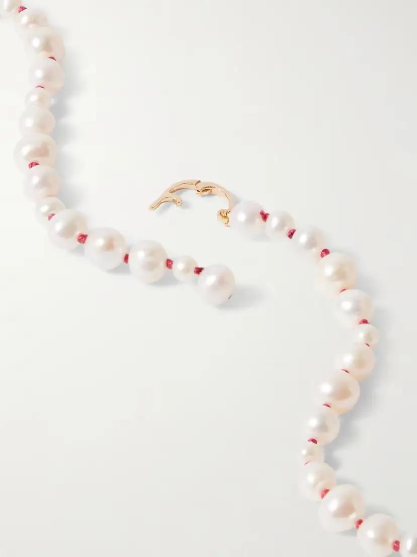 Loren Stewart Opera 14-karat Gold Freshwater Pearl Necklace | Thumbnail 3