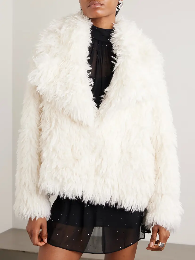 Staud Soprano Oversized Plush Jacket | Thumbnail 3