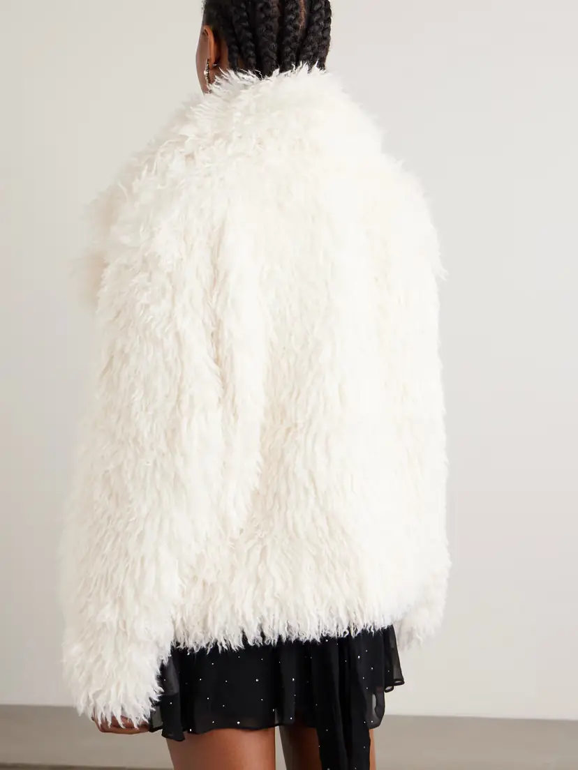 Staud Soprano Oversized Plush Jacket | Thumbnail 4